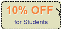 student discount coupon - 10% off